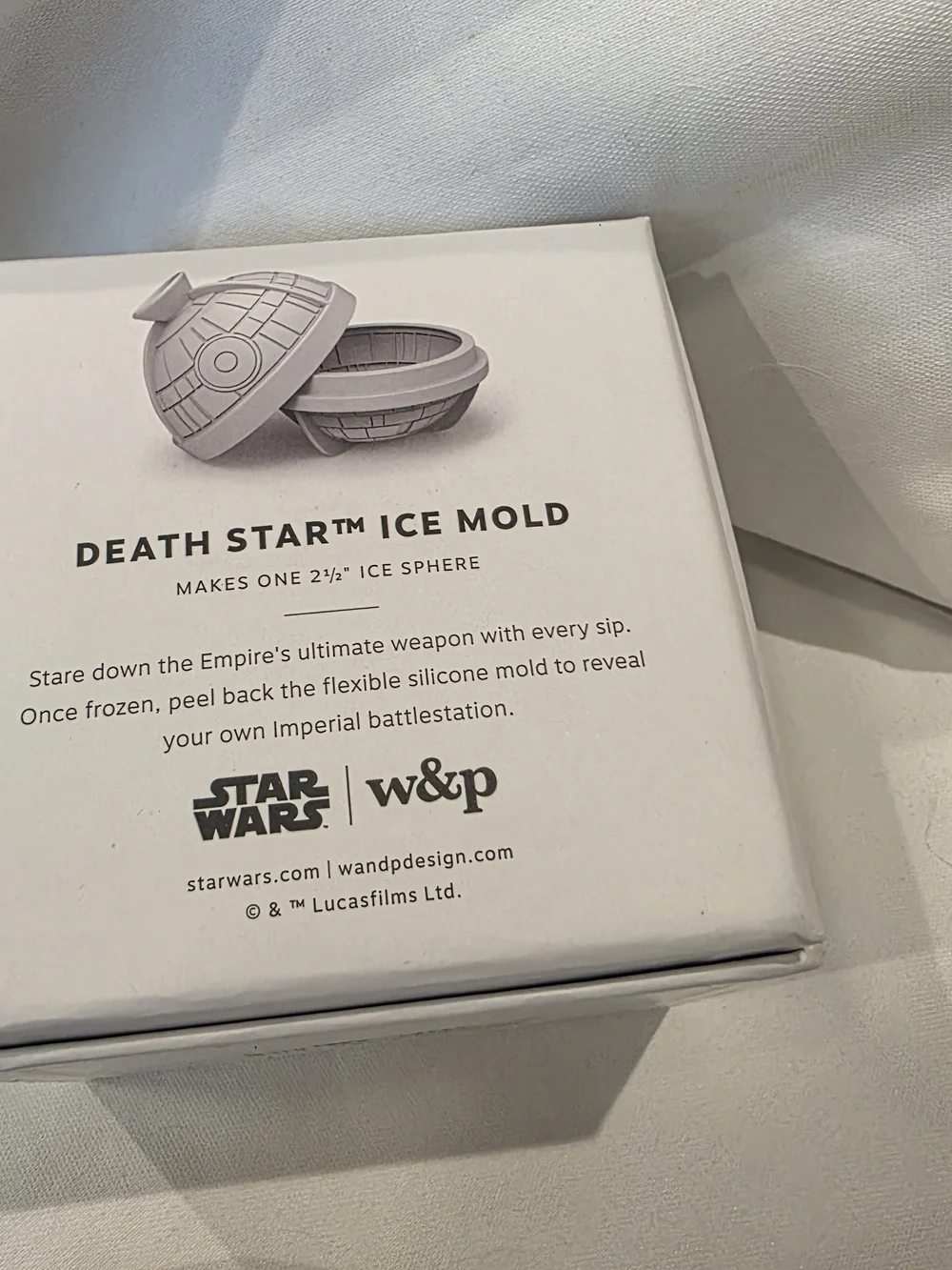 W&P Silicone Star Wars Death Star Ice Cube Tray Desert Sphere Mold